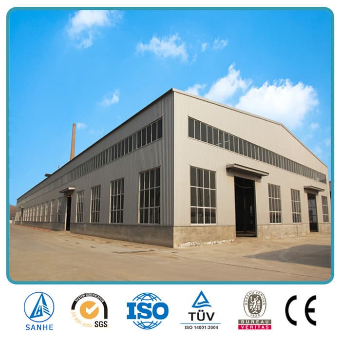 Portal Frame Factory Building Metal Commercial Warehouse